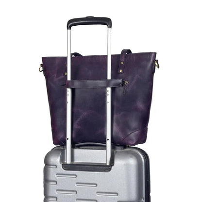 womens leather tote bag