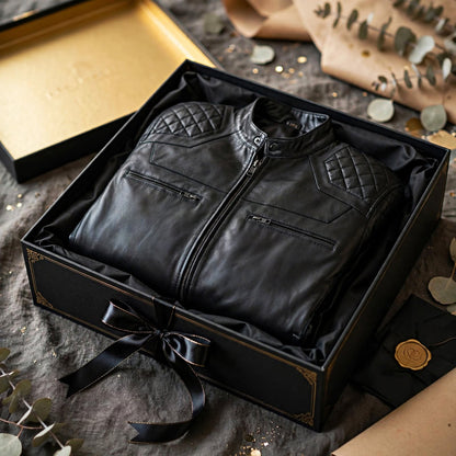leather motorcycle jacket 