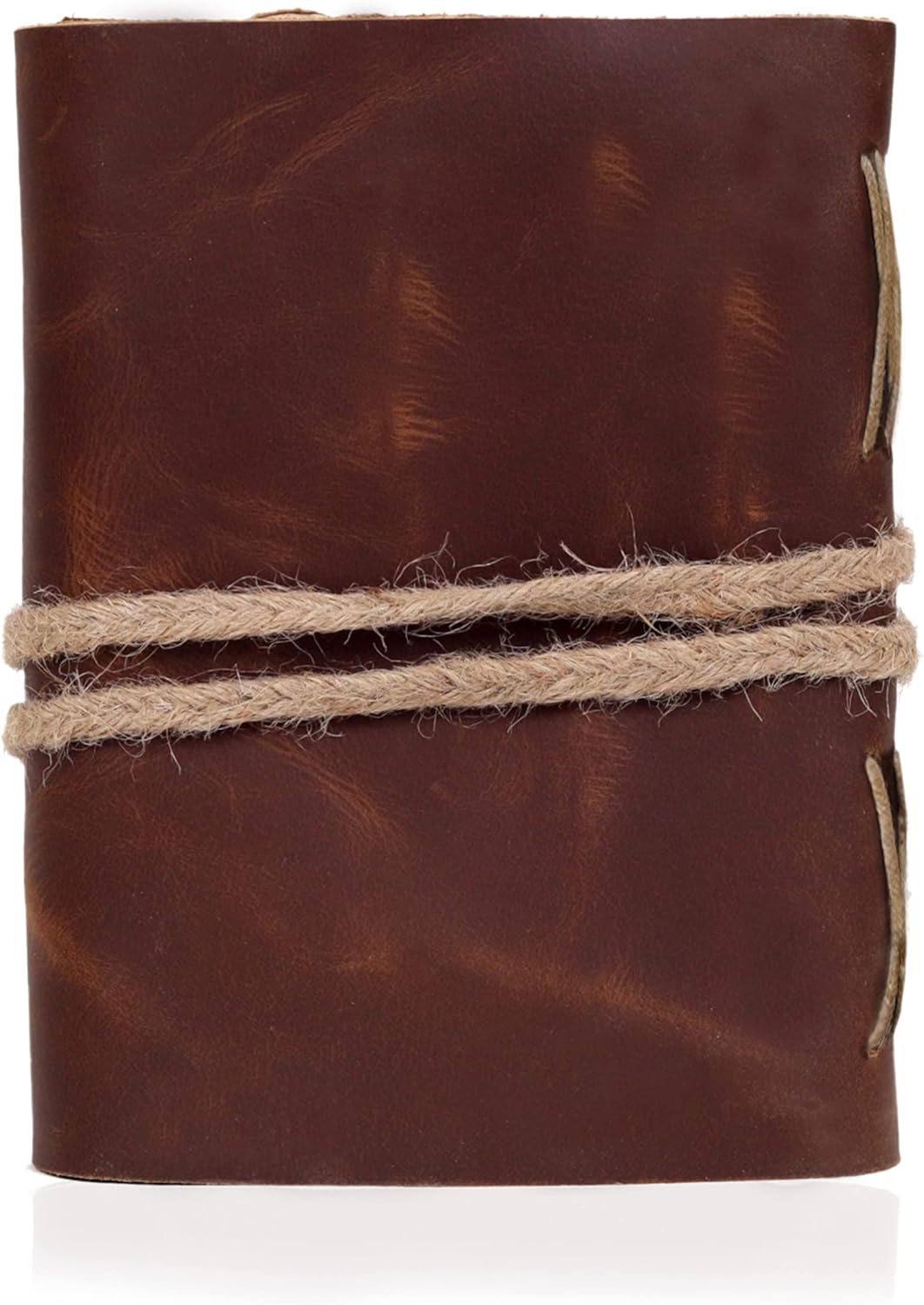 Rio Grande Vintage Leather Journal - Handmade Deckle Edge Leather Bound journal