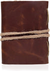 Rio Grande Vintage Leather Journal - Handmade Deckle Edge Leather Bound journal