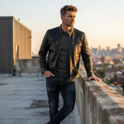 leather moto jacket