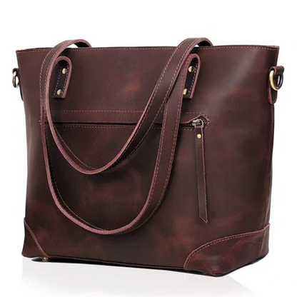 leather tote bag for women