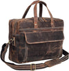 Leather briefcases Laptop Messenger Bag