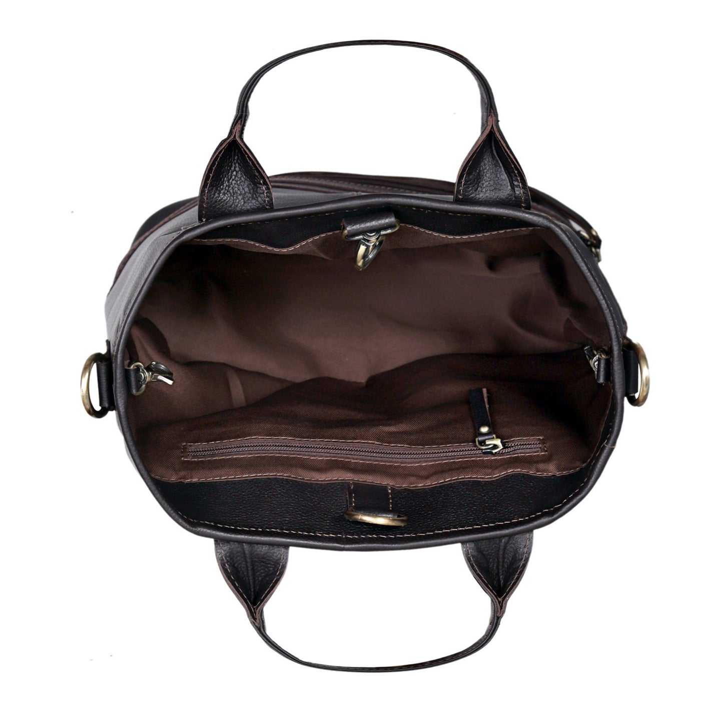 Convertible Leather Bag - 3 in 1