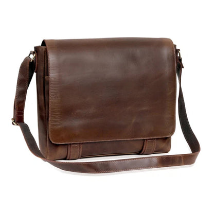 Emerson Full Grain Leather Messenger Bag