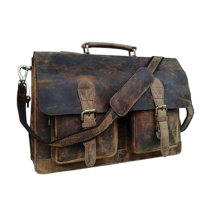 TLF LAPTOP LEATHER BRIEFCASE