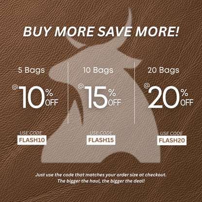 Portland Buffalo Leather Almost Perfect Tote Bag - Vintage Brown