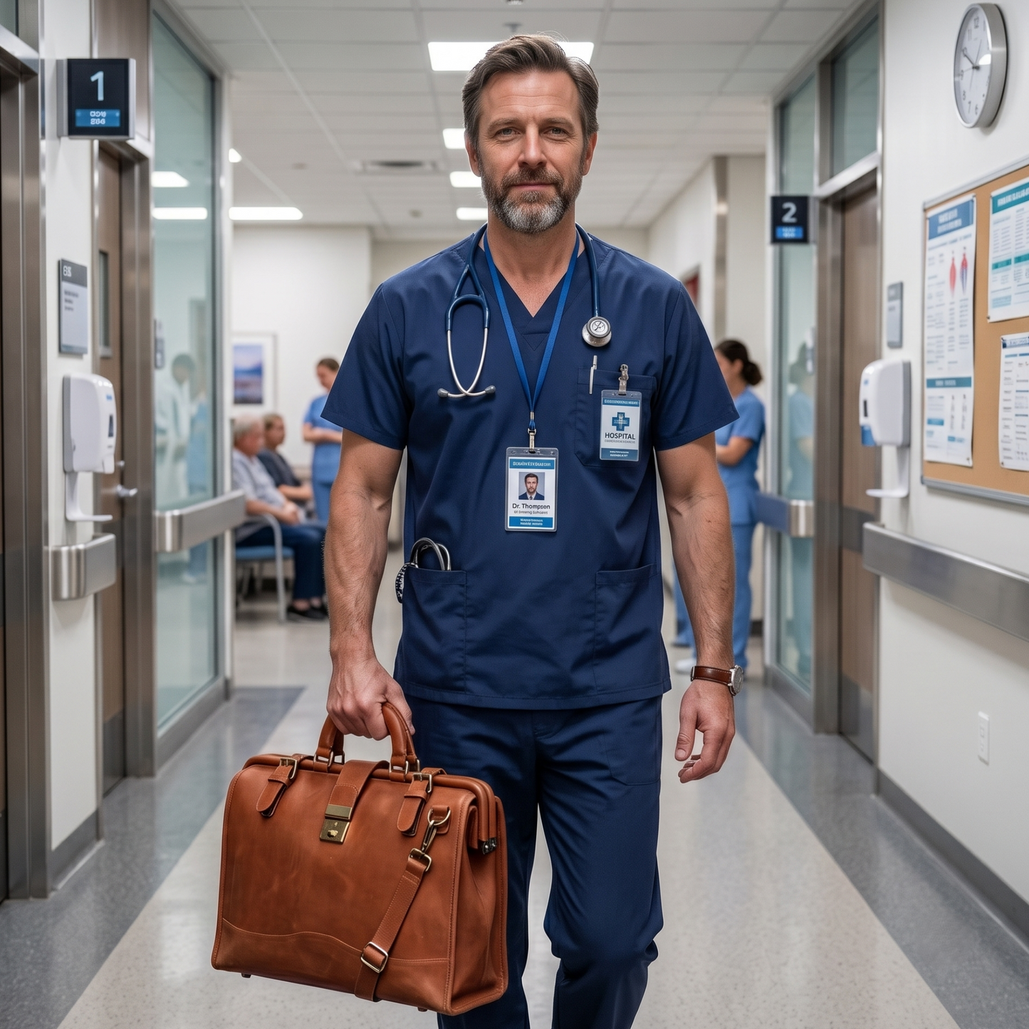 Italian Leather Doctor Bag