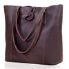 BOGO Timeless Brown Leather Tote Bag