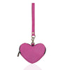 Leather Heart Wristlet