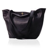 Almost Perfect Leather Tote Bag - Black