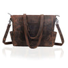 Portland Buffalo Leather Almost Perfect Tote Bag - Vintage Brown