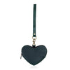 Leather Heart Wristlet