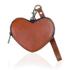 Leather Heart Wristlet