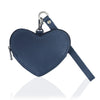 Leather Heart Wristlet