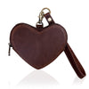 Leather Heart Wristlet