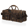 OPAL LUXE LEATHER DUFFEL BAG Vintage Brown