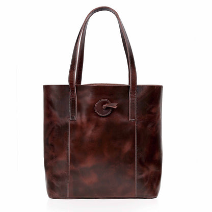 DENVER LEATHER TOTE BAG