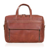 Graham Tan Leather Briefcase