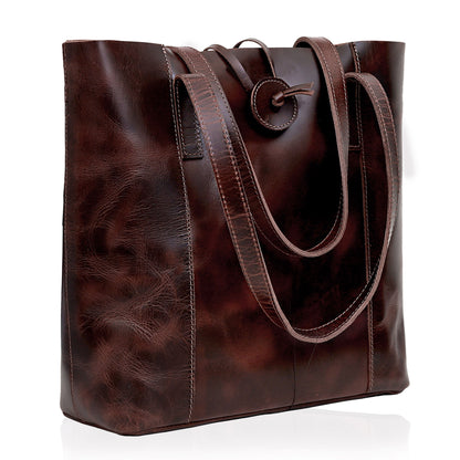 DENVER LEATHER TOTE BAG