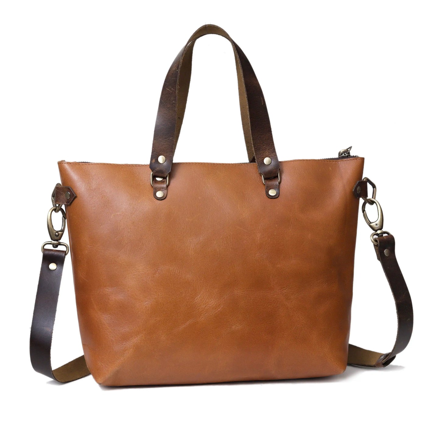 NEWYORK BUFFALO LEATHER TOTE