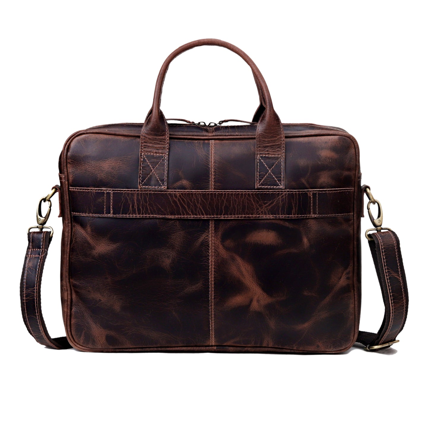 BOSTON LAPTOP LEATHER BRIEFCASE