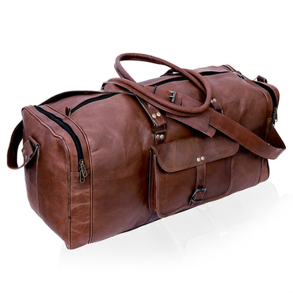 SHANE LEATHER DUFFEL BAG FOR MEN