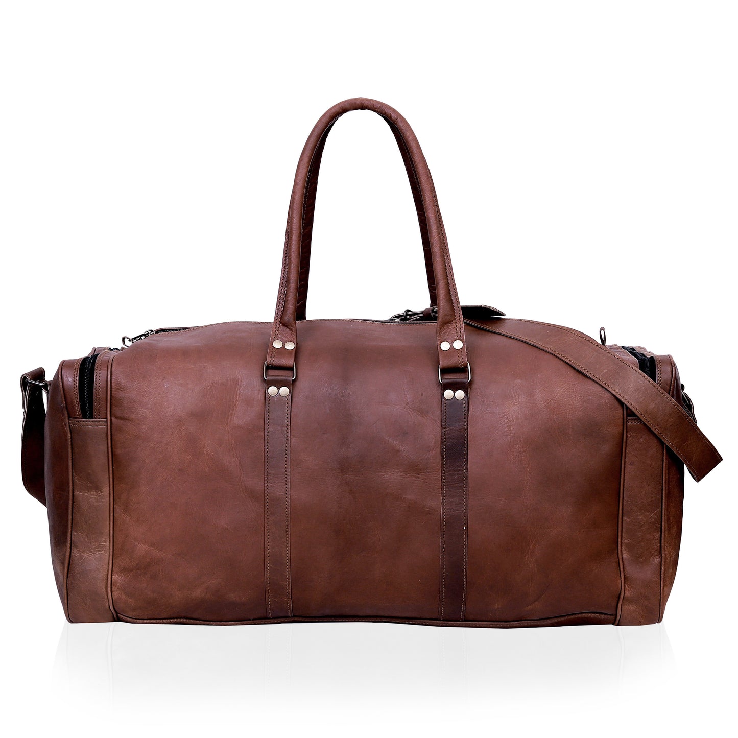 SHANE LEATHER DUFFEL BAG FOR MEN