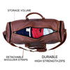 SHANE LEATHER DUFFEL BAG FOR MEN