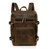 Walker Lether Backpack Retro Daypack