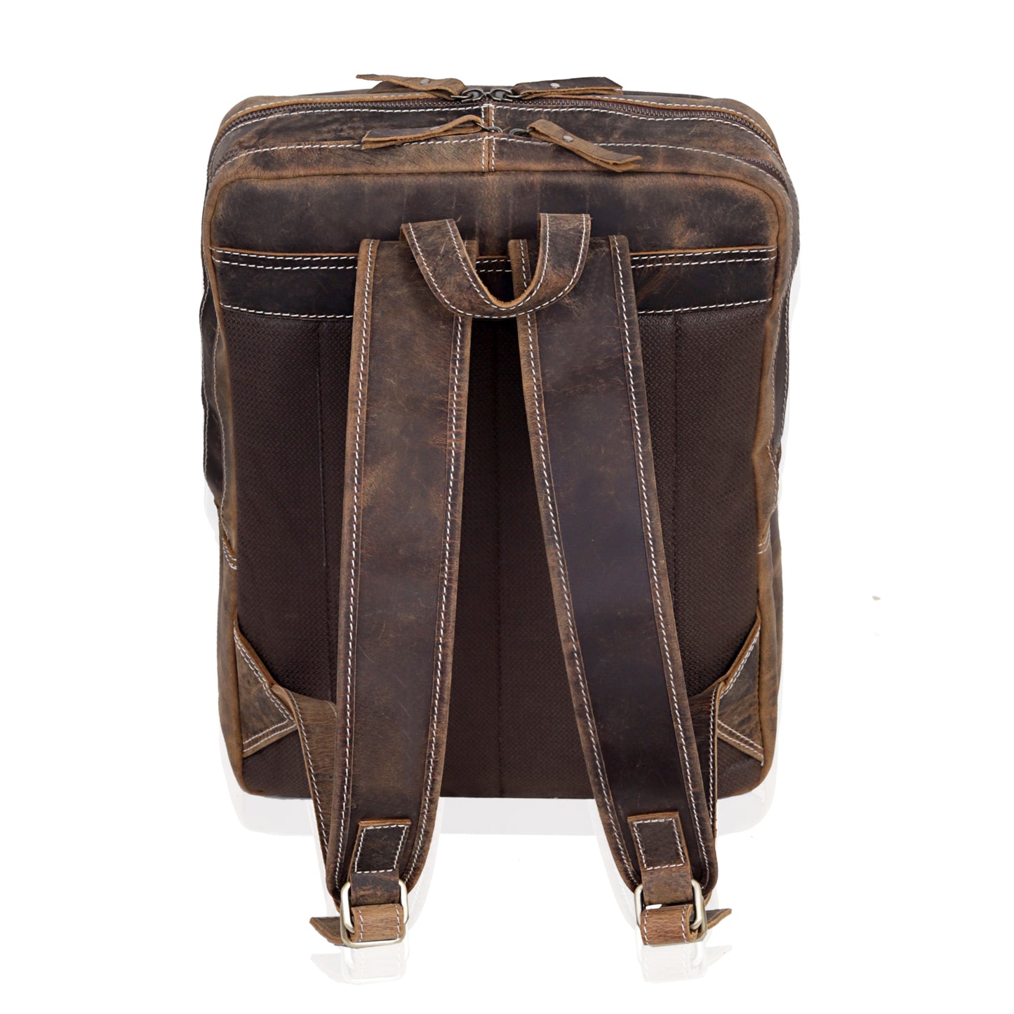 Vintage Style Leather Travel Backpack