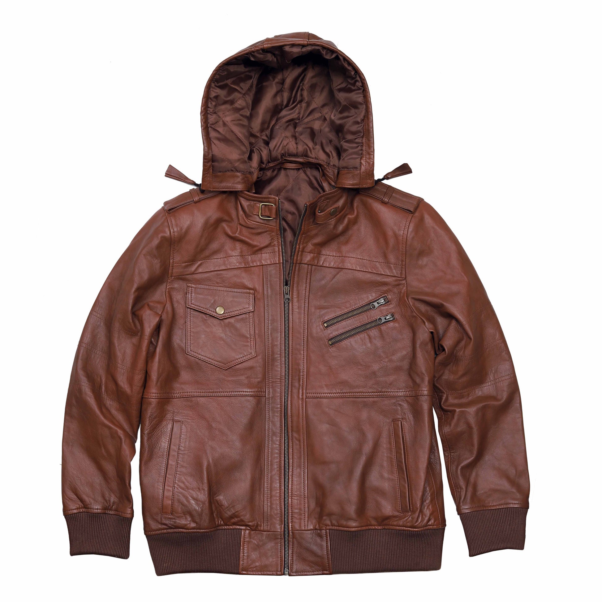 Vintage Retro Lederjacke Herren Lederjacke-Herbst Winter Vintage Motor