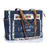 DENIM CANVAS TOTE BAG