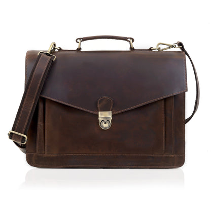 Lawyer Leather Briefcase Bag
