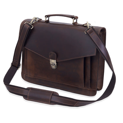 Lawyer Leather Briefcase Bag