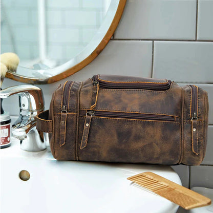 Farm Premium Buffalo Leather Duffle Combo Set