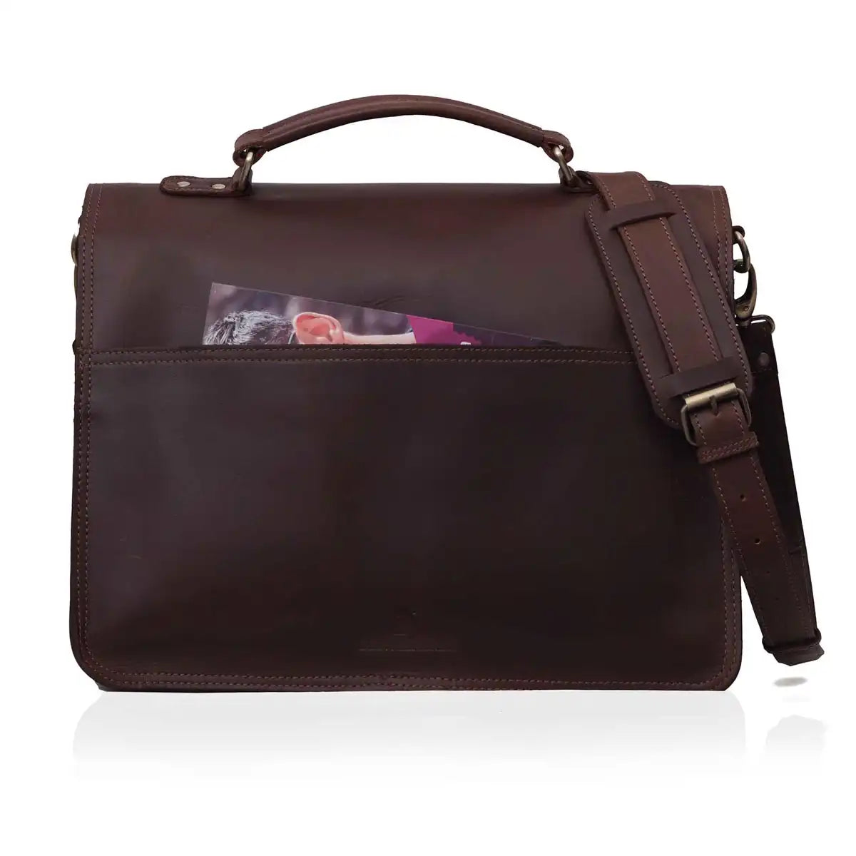 Roosevelt Buffalo Leather Briefcase