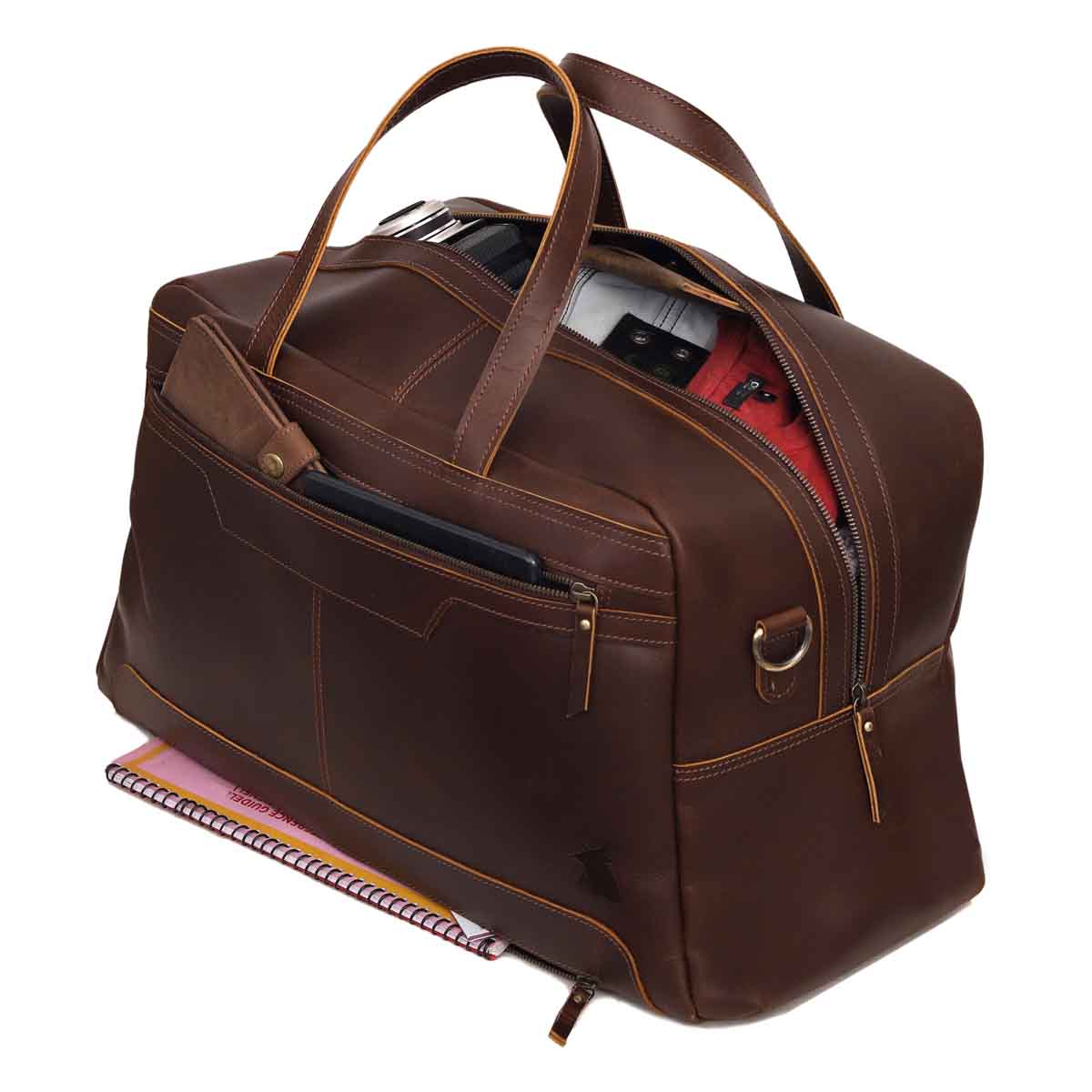 Walker Leather Weekend Duffle Bag