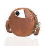 Indus Leather Round Crossbody Bags for Women