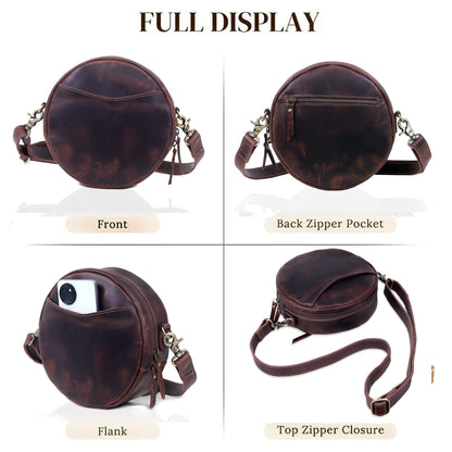 HLC collection Small Apple Cut Crossbody Bag Women