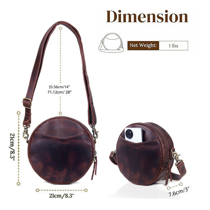 HLC collection Small Apple Cut Crossbody Bag Women