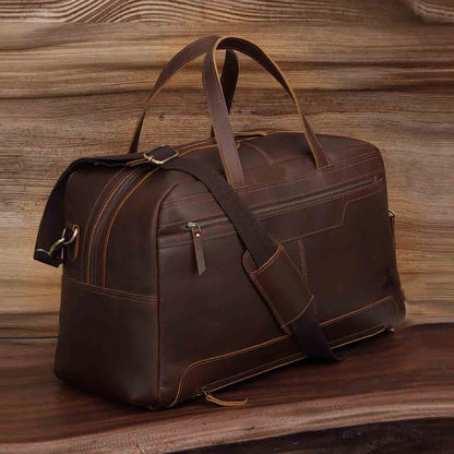 Walker Leather Weekend Duffle Bag