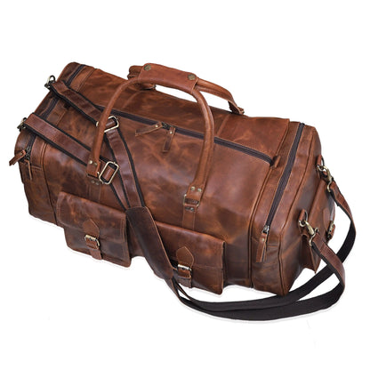 OPAL LUXE LEATHER DUFFEL BAG