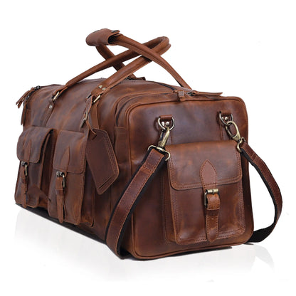 OPAL LUXE LEATHER DUFFEL BAG