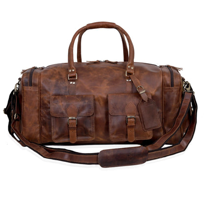 OPAL LUXE LEATHER DUFFEL BAG