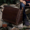 California Buffalo Leather Messenger Bag