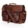 PARKER LEATHER MESSENGER LAPTOP BAG