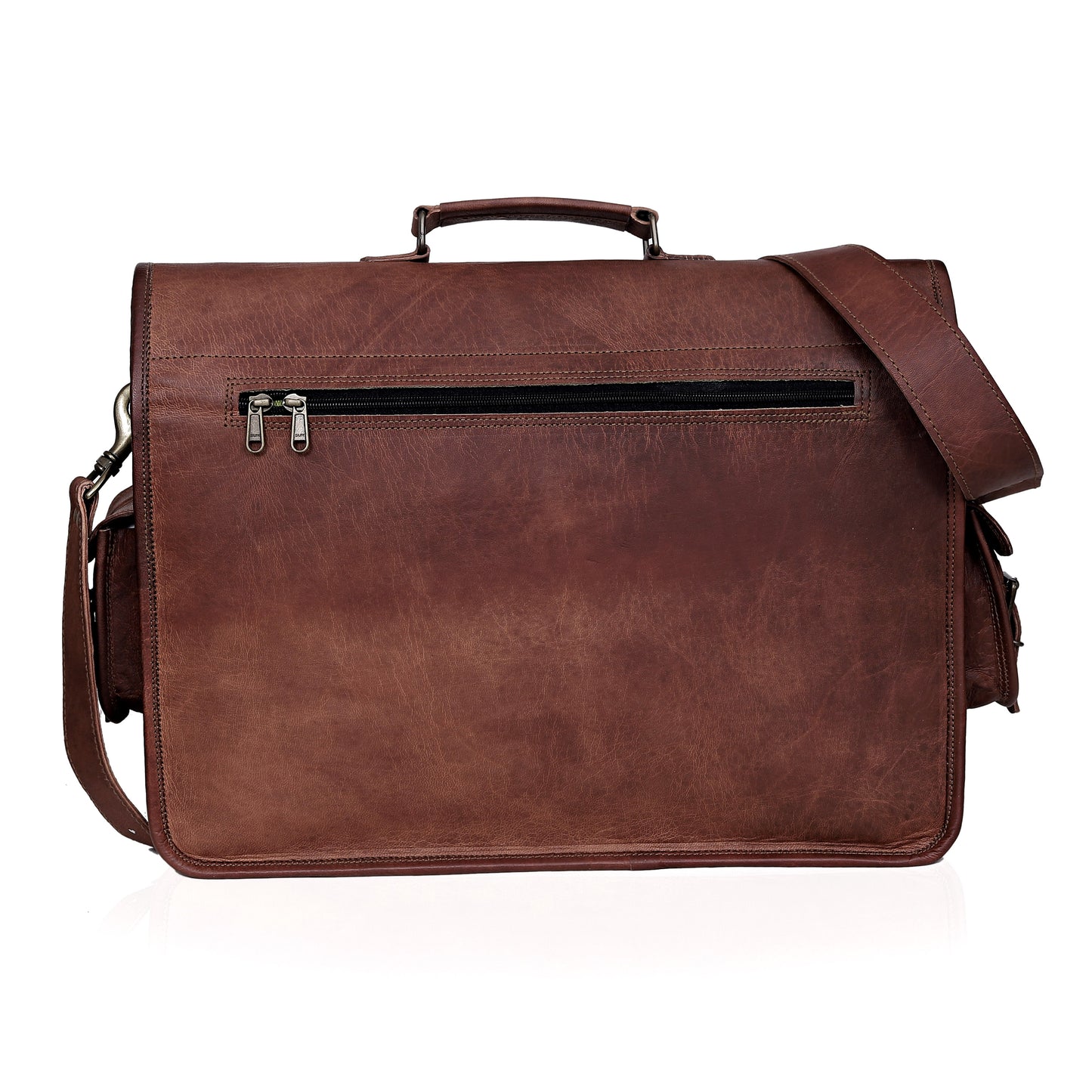 PARKER LEATHER MESSENGER LAPTOP BAG