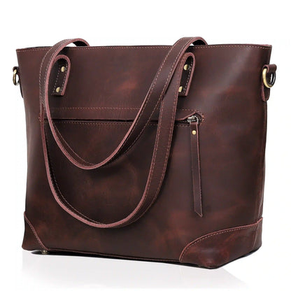 Portland BUFFALO LEATHER TOTE BAG