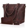 DENVER BUFFALO LEATHER TOTE BAG